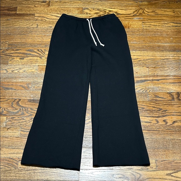 Pants - Classic Black w/white string - Women's Sweatpants